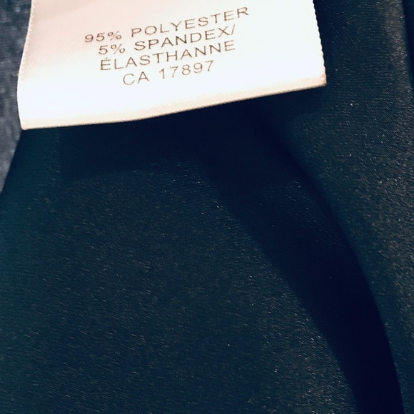 Blk Top with Side Zipper & Rolled Collar in Back - Picture 4 of 5